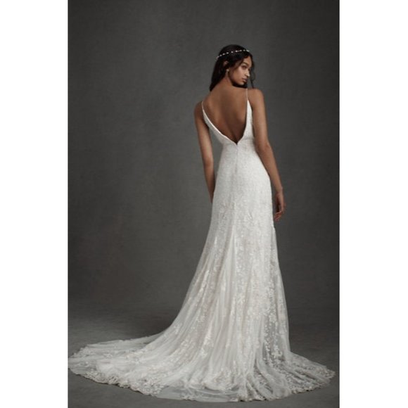 BHLDN Veronique Wedding Gown Size 4 NEW - Picture 7 of 10